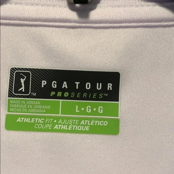 PGA Tour Golf Polo Athletic Fit Performance Shirt - Picture 6 of 11